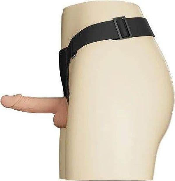 Strap-On vibrante Baile Ultra Passionate Harness 19,4 cm TPR Ø 4,2 cm regolabile - 4