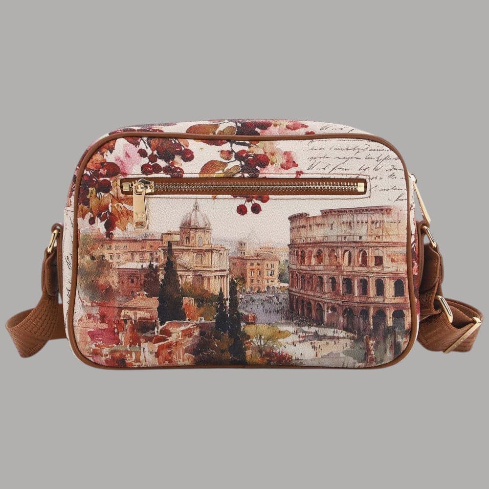 Borsa a tracolla YNot Yes Bag grande con stampa città - 18