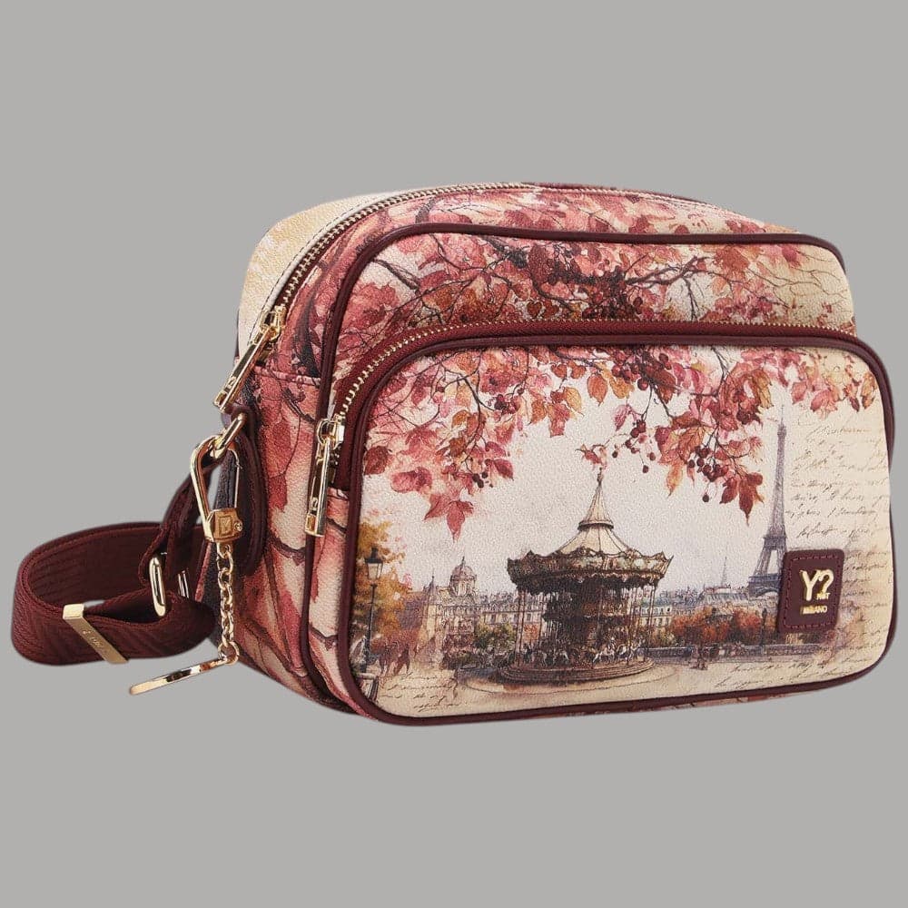 Borsa a tracolla YNot Yes Bag grande con stampa città - 8
