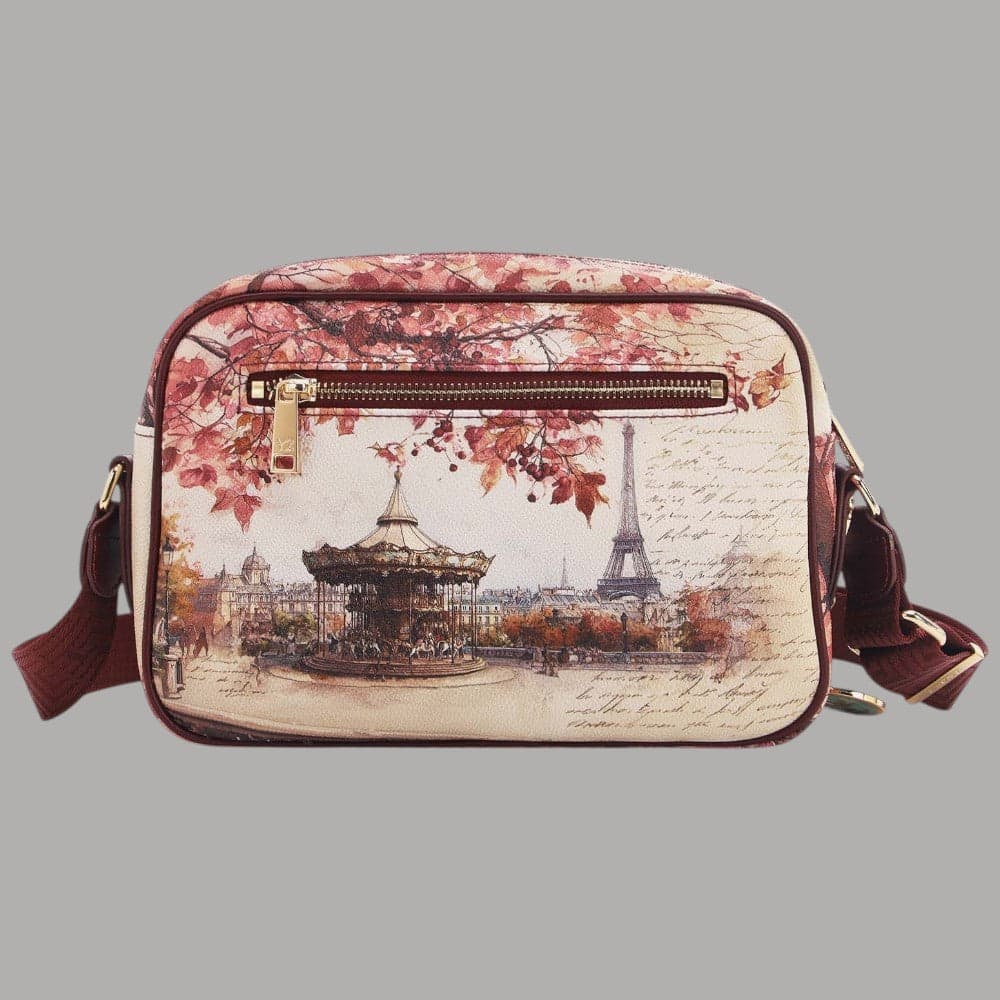 Borsa a tracolla YNot Yes Bag grande con stampa città - 9