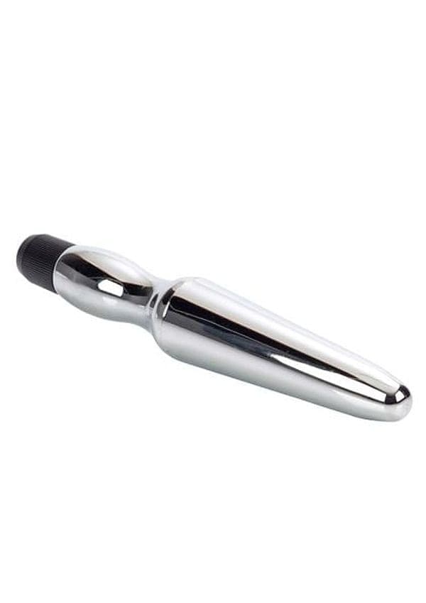 Sonda anale vibrante CalExotics Waterproof Anal Probe 16,5 cm Ø 2,5 cm argento IPX6 - 3