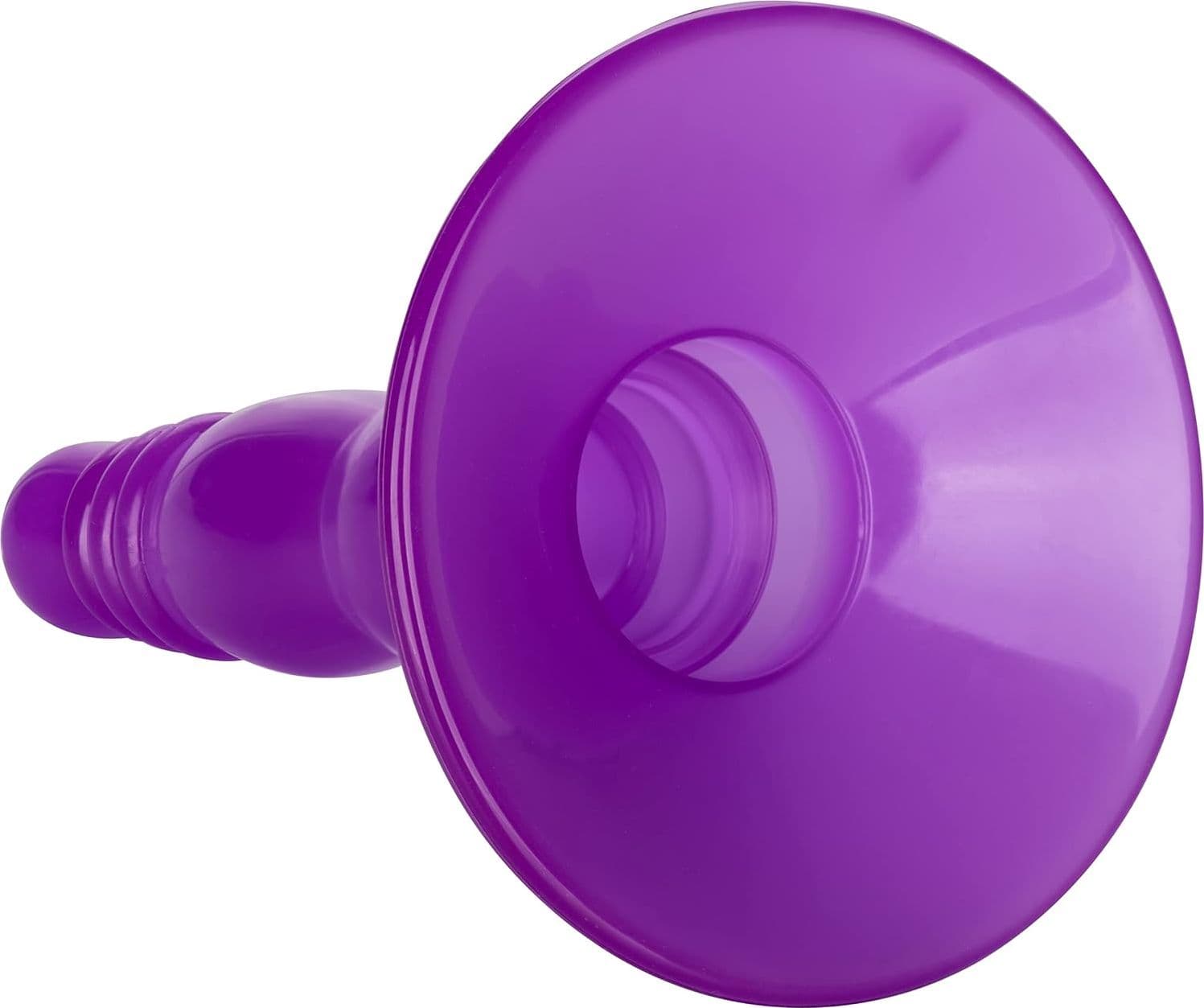 Plug anale vibrante CalExotics Vibro Play Probe 9,5 cm Ø 3,25 cm ventosa viola - 4
