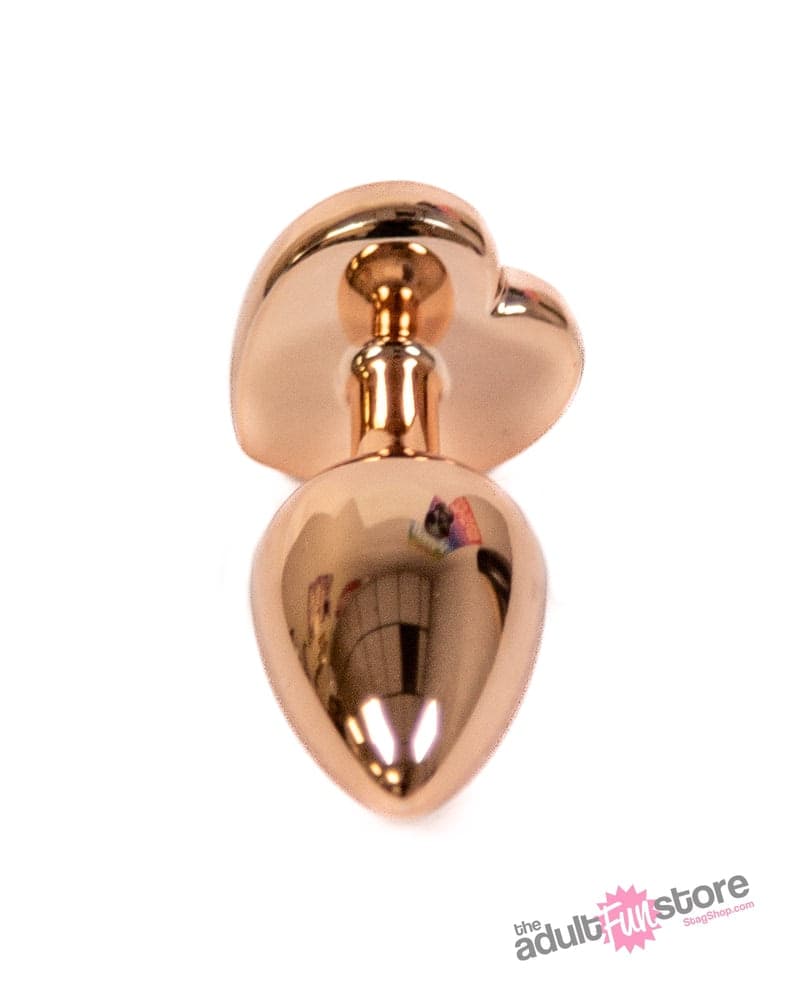 Plug anale NS Novelties Rear Assets Small 7 cm Ø 2,7 cm alluminio cuore Rainbow - 8
