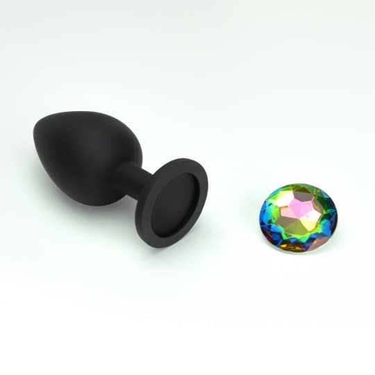 Plug anale Crushious Camileo Medium 8 cm Ø 3,4 cm silicone 4 gioielli intercambiabili - 7