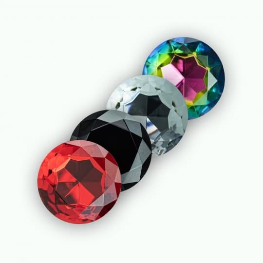 Plug anale Crushious Camileo Medium 8 cm Ø 3,4 cm silicone 4 gioielli intercambiabili - 10