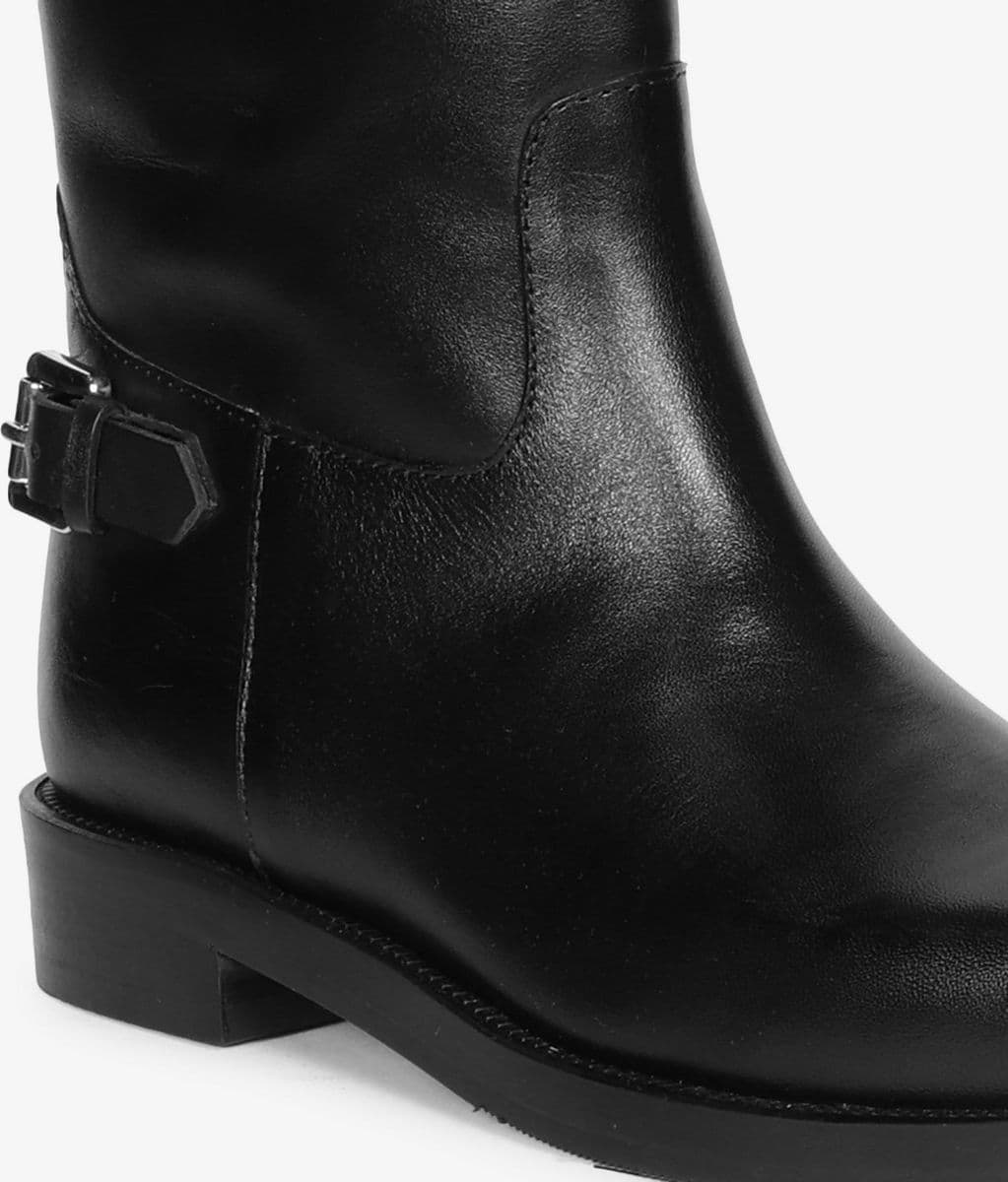 Emanuelle Vee stivali donna Royal Crust in pelle black - 4
