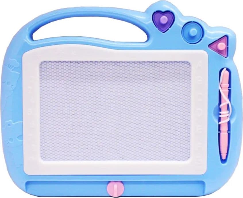 LAVAGNA MAGICA MAGNETICA DA DISEGNO PER BAMBINI COLORATA CON 3 TIMBRI PENNA GIOCO 31603 - 6