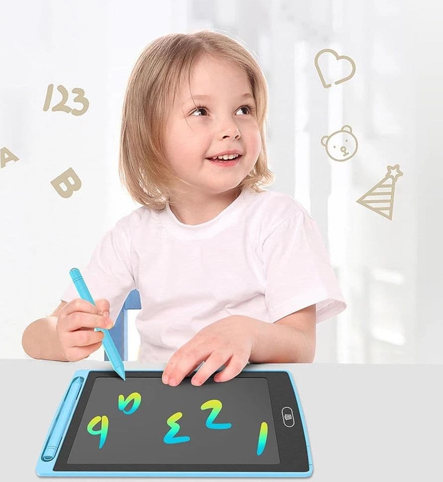TAVOLETTA GRAFICA LCD DA 10,5" LAVAGNA ELETTRONICA COLORATA PER DISEGNARE SCRIVERE 31611 - 6