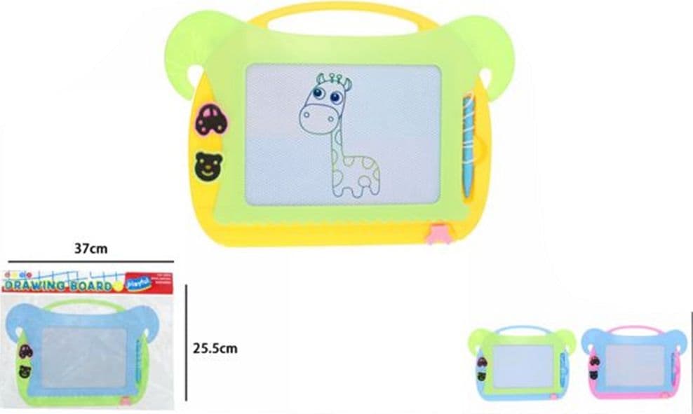 LAVAGNA MAGICA MAGNETICA DA DISEGNO CANCELLABILE PER BAMBINI COLORATA CON PENNA GIOCO 31605 - 2