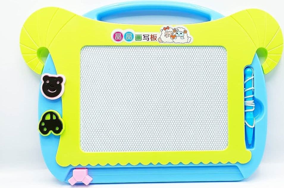LAVAGNA MAGICA MAGNETICA DA DISEGNO CANCELLABILE PER BAMBINI COLORATA CON PENNA GIOCO 31605 - 4