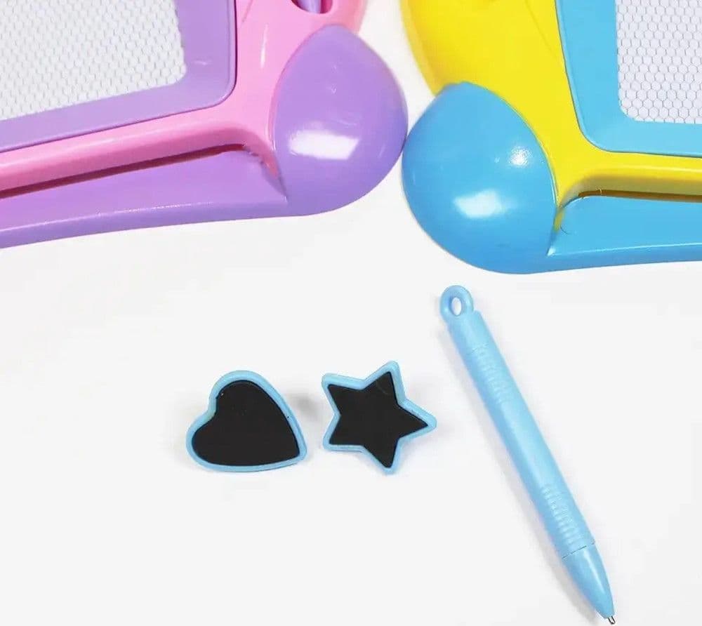 LAVAGNA MAGICA MAGNETICA DA DISEGNO PER BAMBINI COLORATA CON 2 TIMBRI PENNA GIOCO 31606 - 4