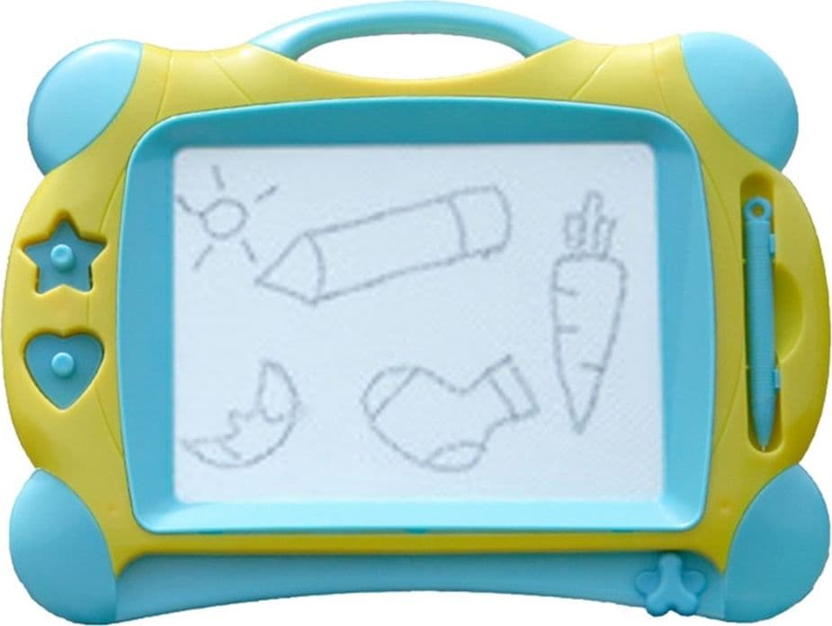 LAVAGNA MAGICA MAGNETICA DA DISEGNO PER BAMBINI COLORATA CON 2 TIMBRI PENNA GIOCO 31606 - 6
