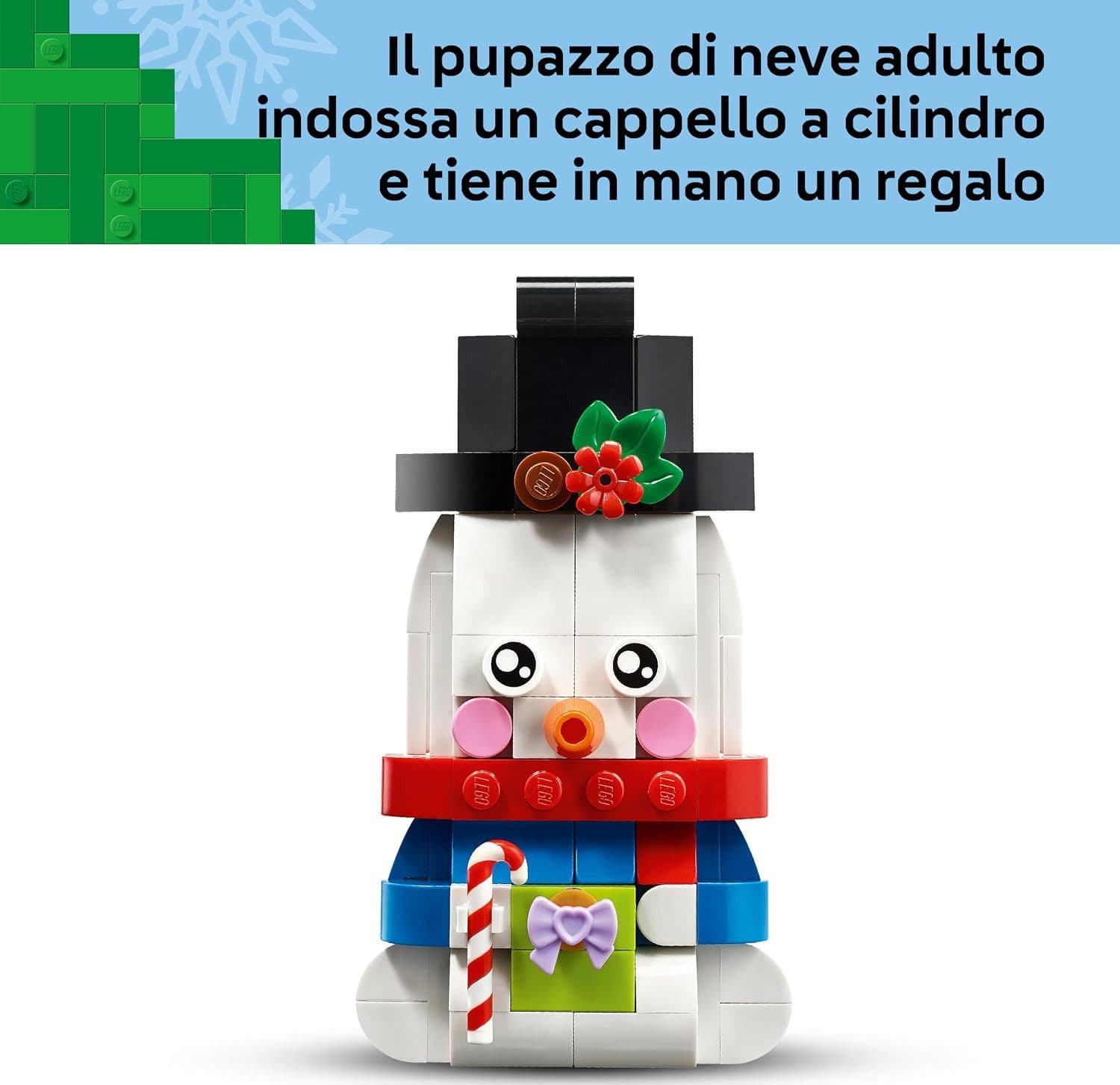 Lego - Pupazzi di neve ornamentali 40812 - 3