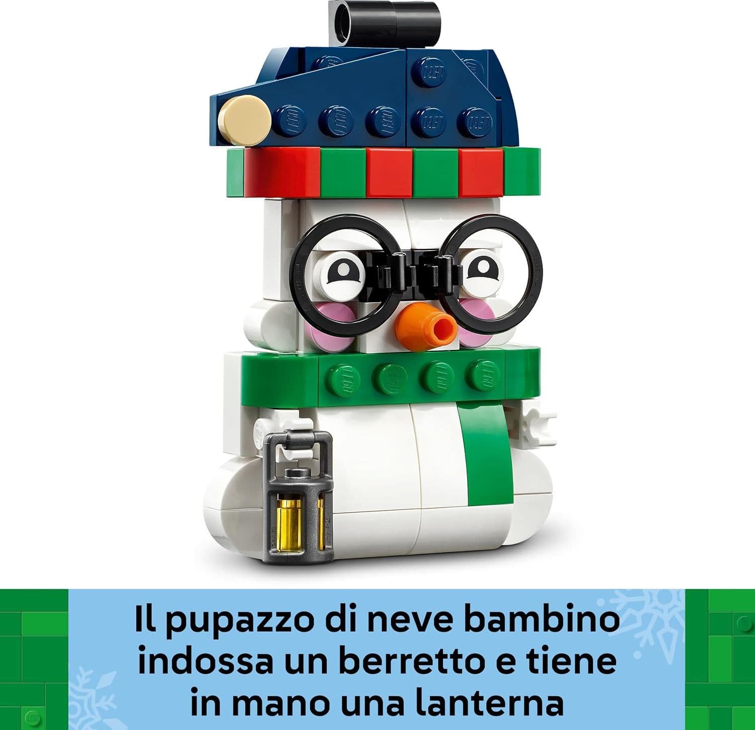 Lego - Pupazzi di neve ornamentali 40812 - 4
