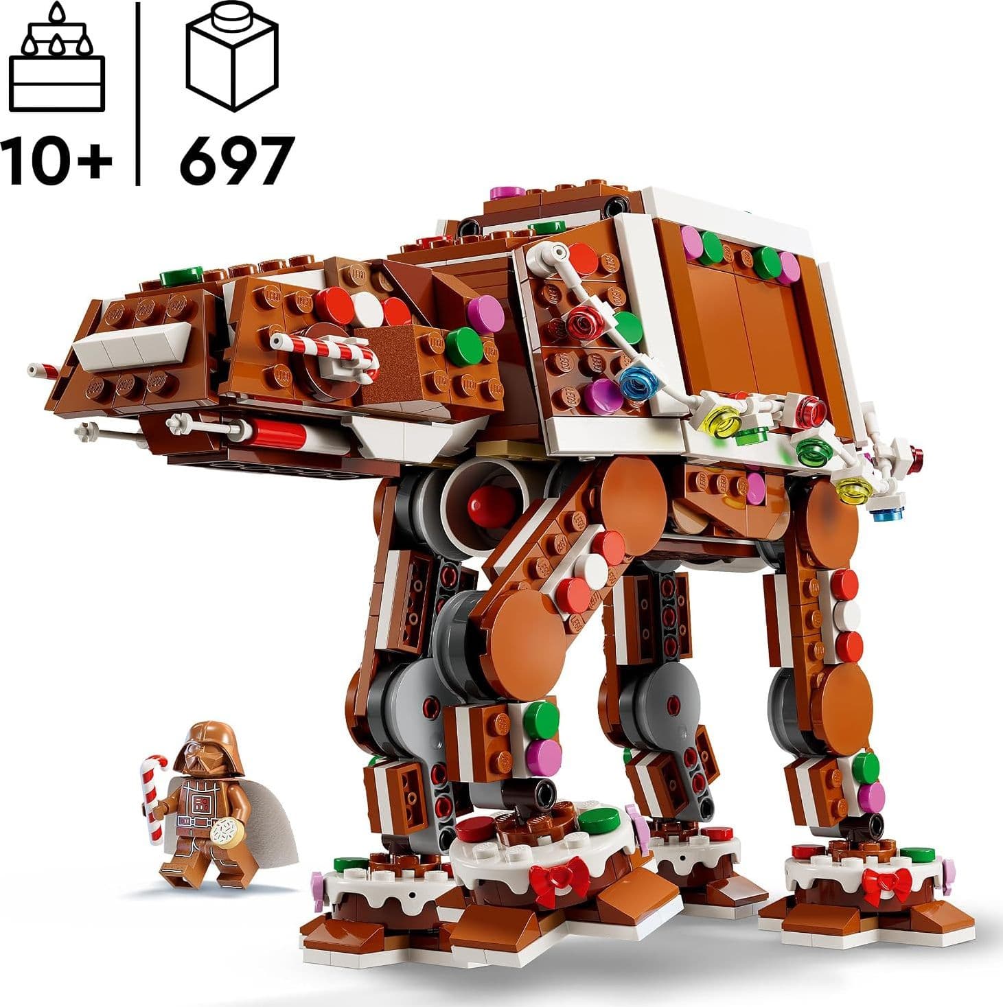 Lego Star Wars Natale - Walker AT-AT Pan di Zenzero 40806 - 2