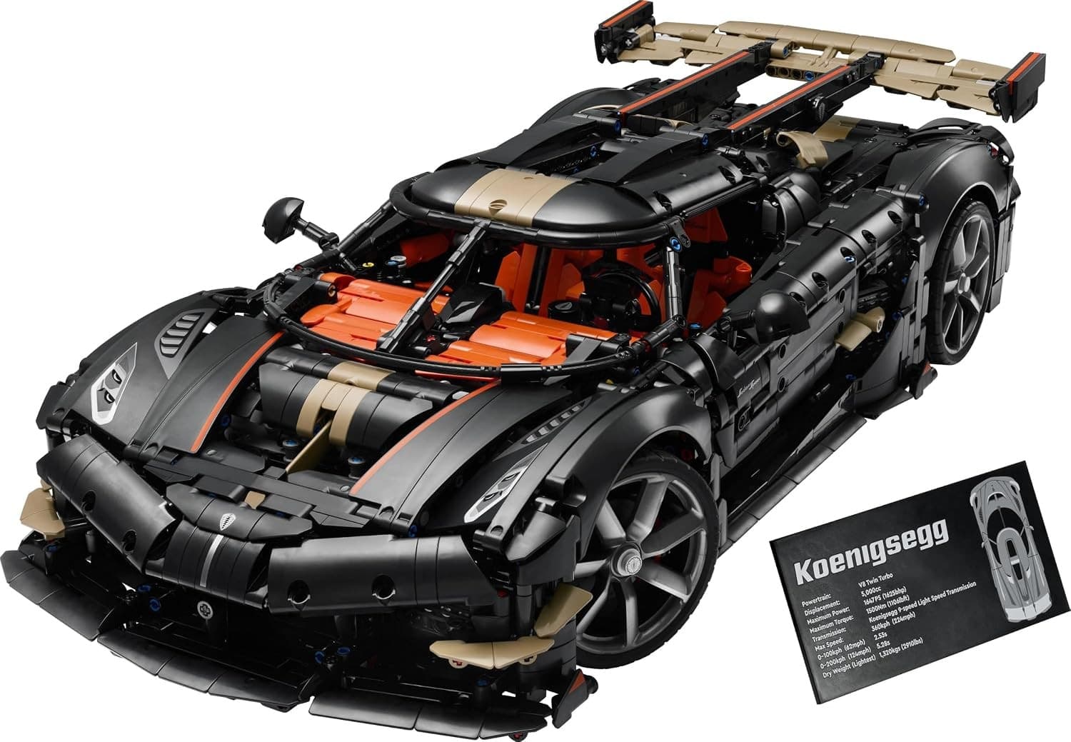 Lego Technic - Hypercar Koenigsegg Sadair's Spear 42232 - 2