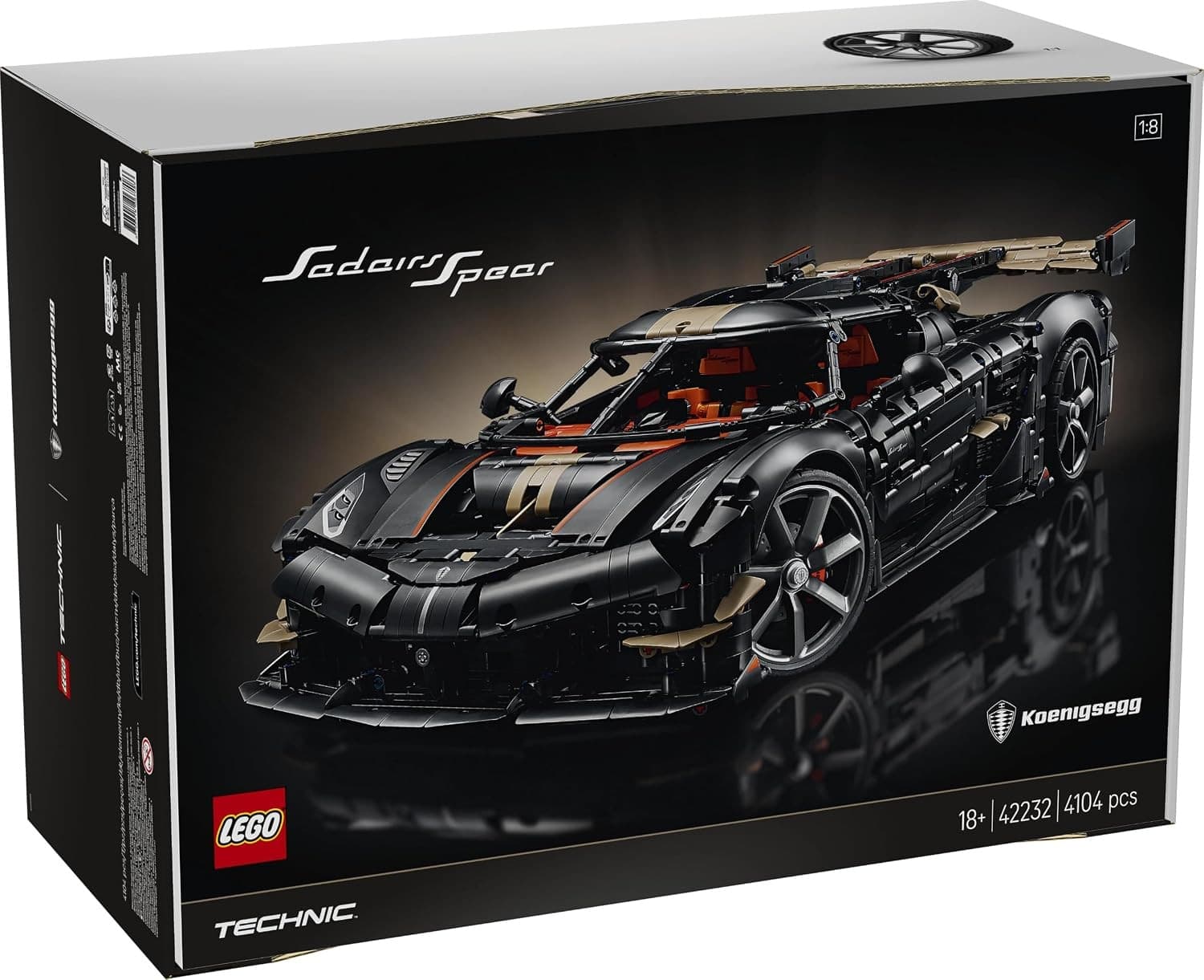 Lego Technic - Hypercar Koenigsegg Sadair's Spear 42232 - 5