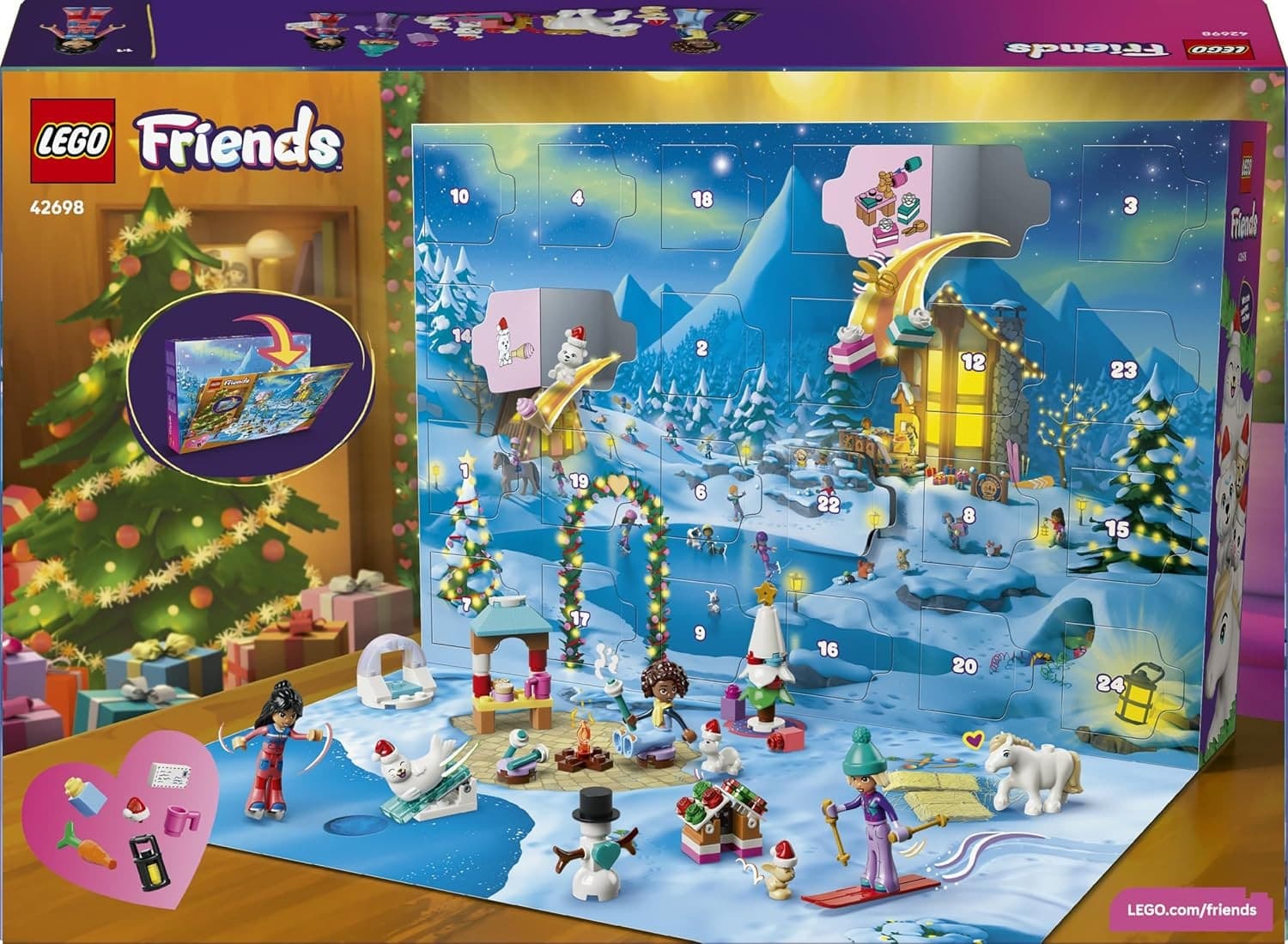 Lego Friends Natale - Calendario dell’Avvento 42698 - 5
