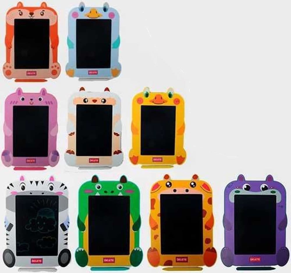 TAVOLETTA TABLET LAVAGNA MAGICA LCD CON ANIMALI PER DISEGNARE SCRIVERE PER BAMBINI 31614 - 3