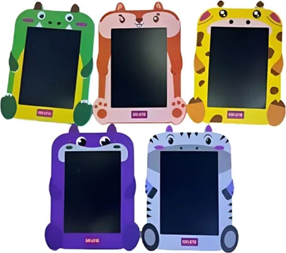 TAVOLETTA TABLET LAVAGNA MAGICA LCD CON ANIMALI PER DISEGNARE SCRIVERE PER BAMBINI 31614 - 4