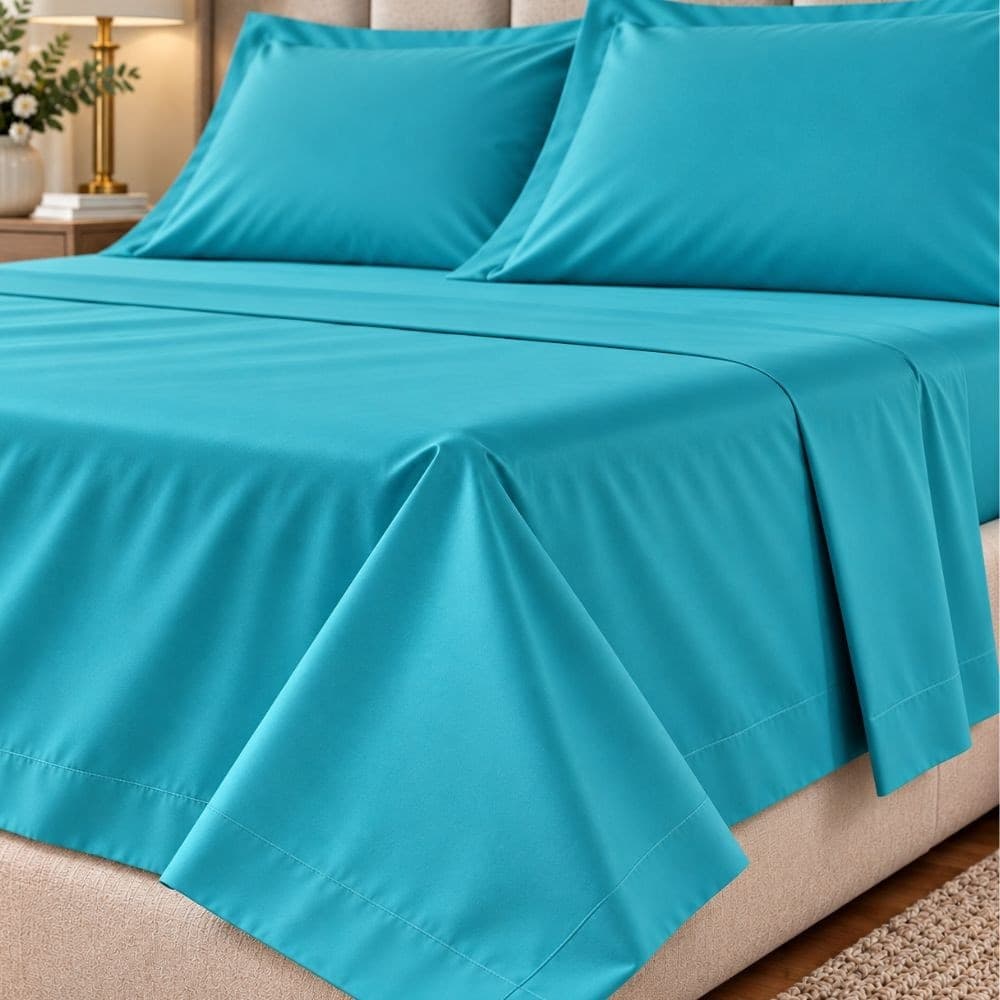 Lenzuola Una Piazza e Mezza Cotone Botticelli Home Solid Color - 14