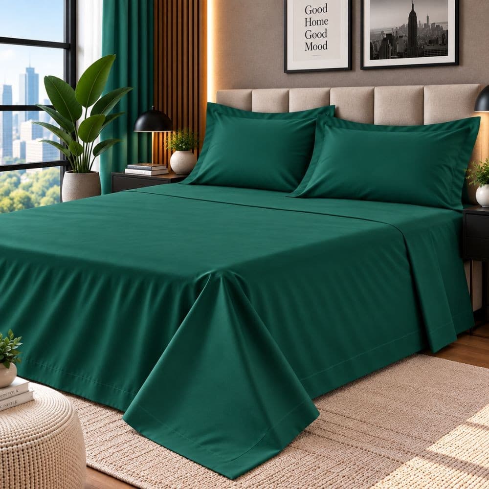 Lenzuola Una Piazza e Mezza Cotone Botticelli Home Solid Color - 19