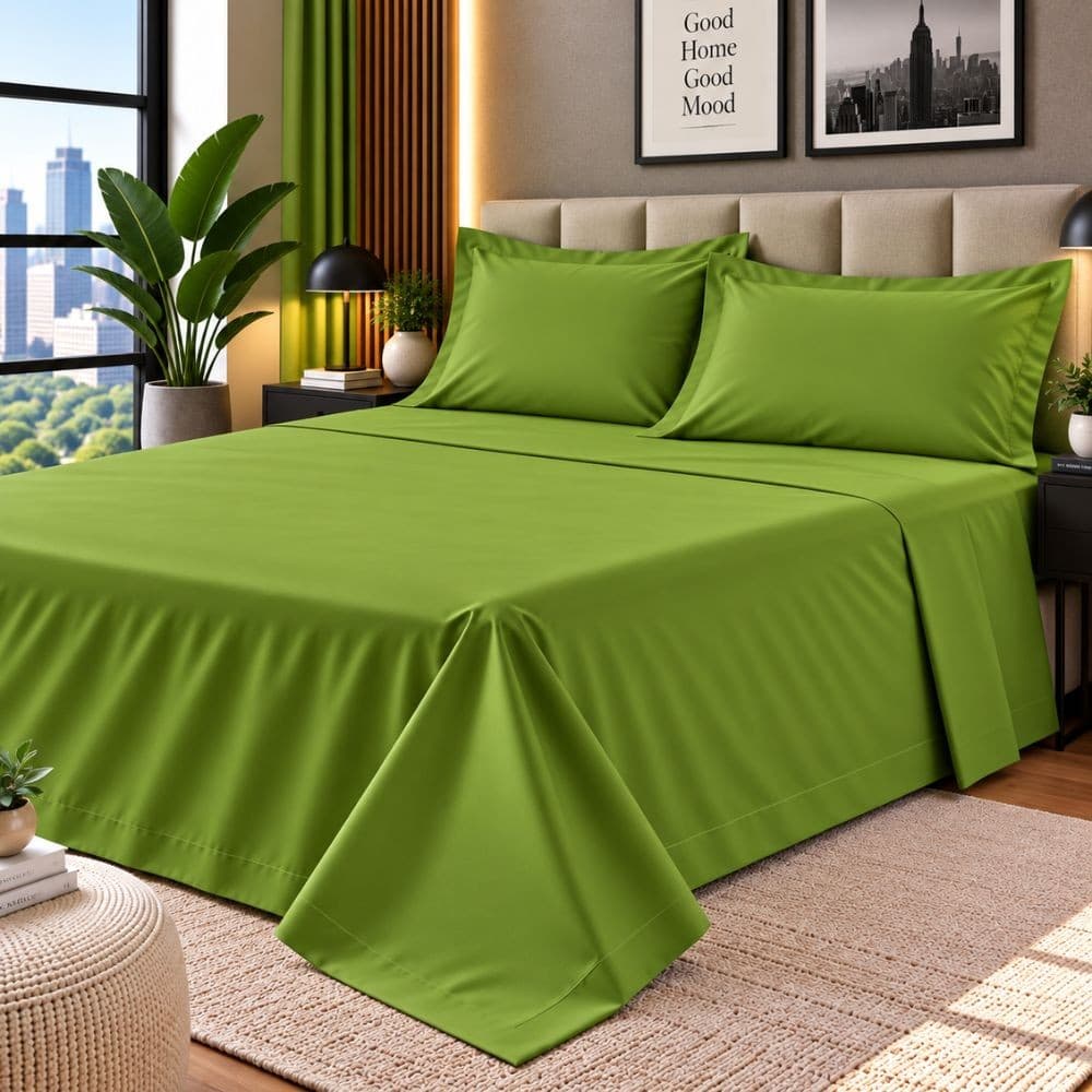 Lenzuola Una Piazza e Mezza Cotone Botticelli Home Solid Color - 22
