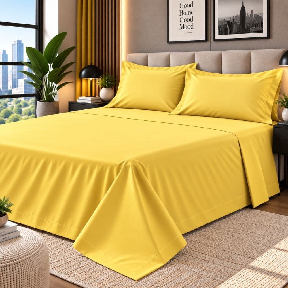 Lenzuola Una Piazza e Mezza Cotone Botticelli Home Solid Color - 25
