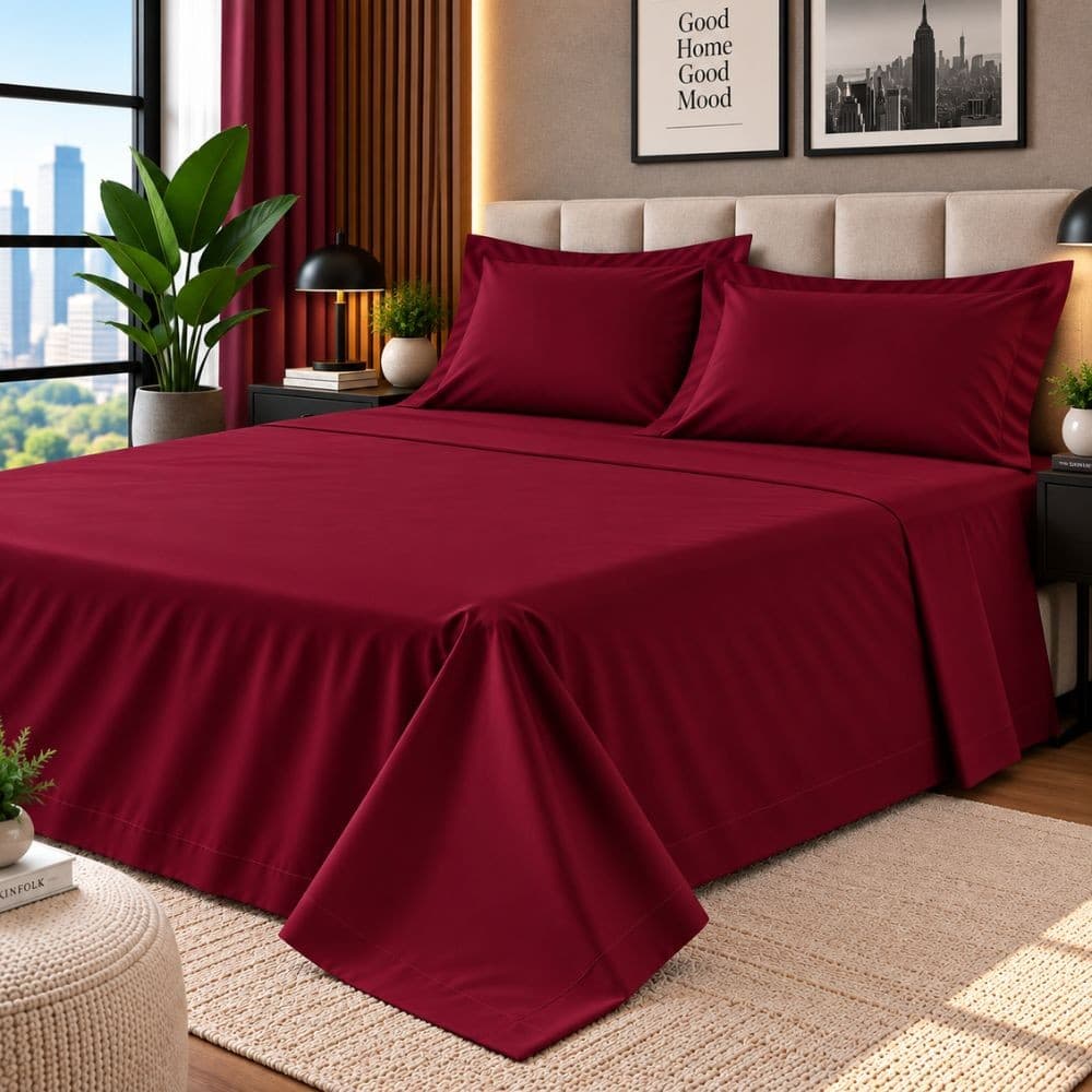 Lenzuola Una Piazza e Mezza Cotone Botticelli Home Solid Color - 28