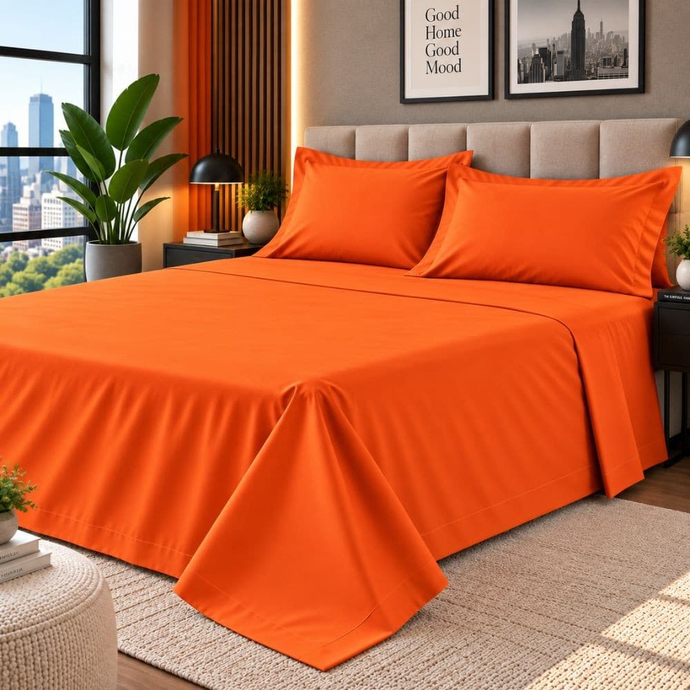 Lenzuola Una Piazza e Mezza Cotone Botticelli Home Solid Color - 34