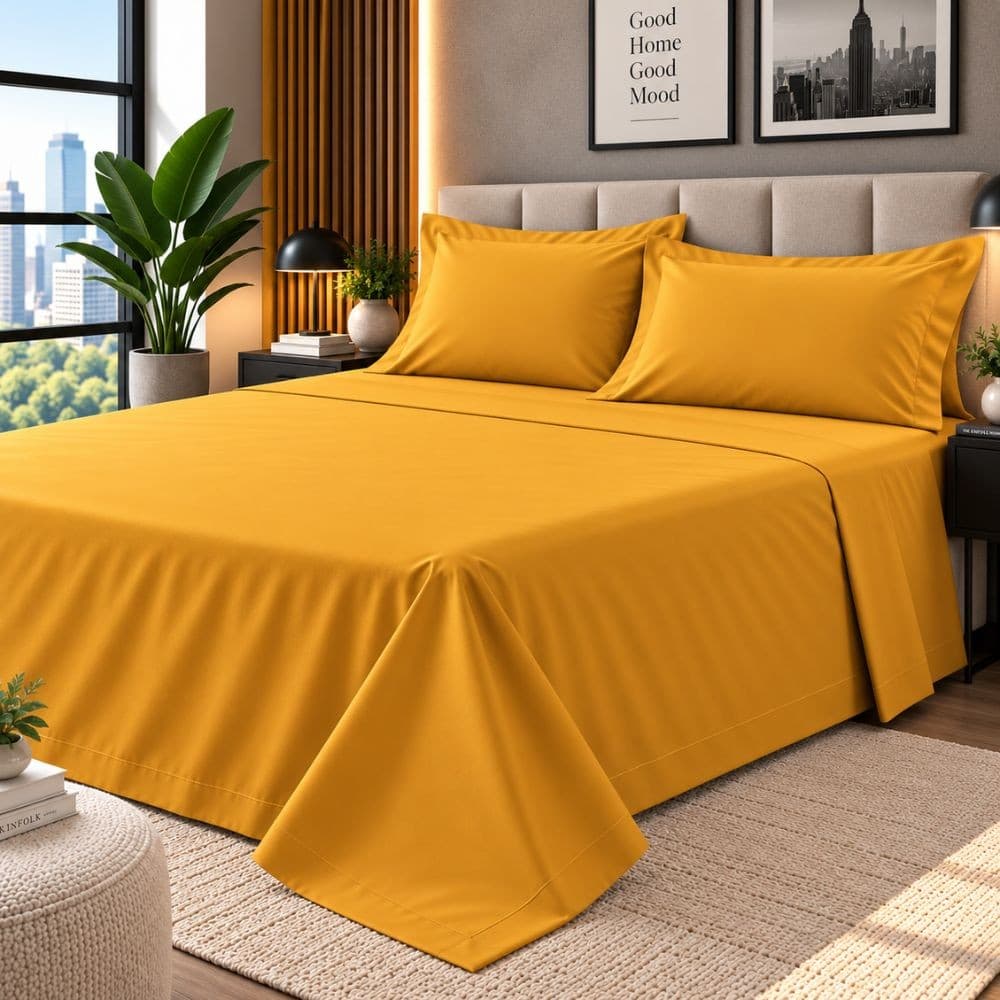 Lenzuola Una Piazza e Mezza Cotone Botticelli Home Solid Color - 37