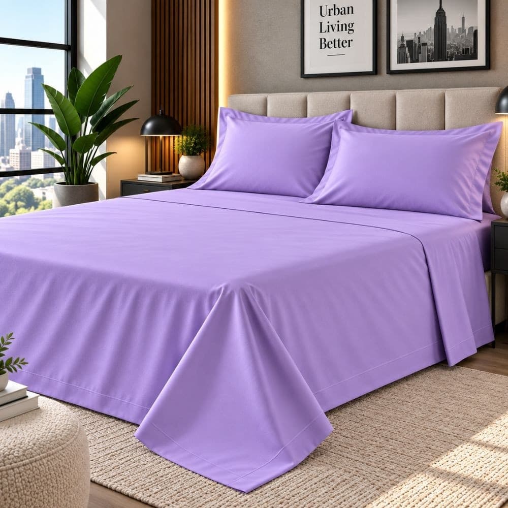 Lenzuola Una Piazza e Mezza Cotone Botticelli Home Solid Color - 49