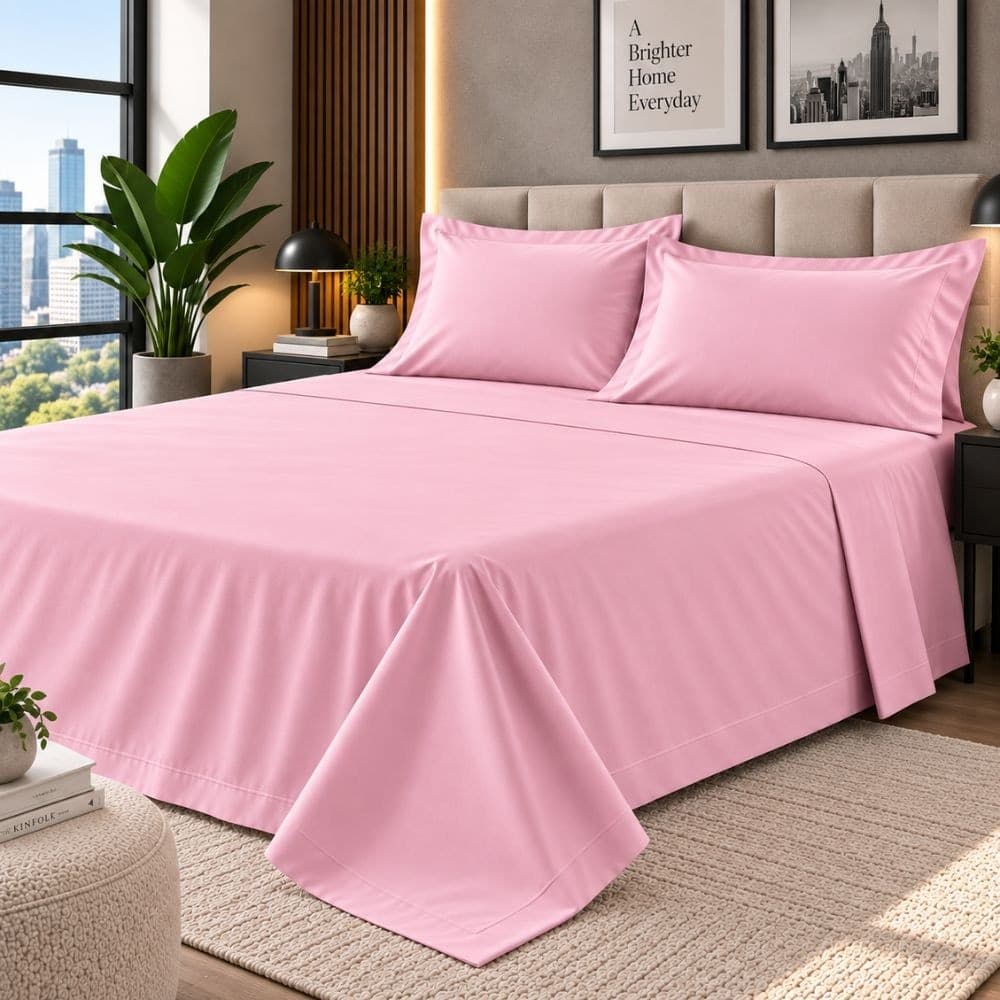 Lenzuola Una Piazza e Mezza Cotone Botticelli Home Solid Color - 52