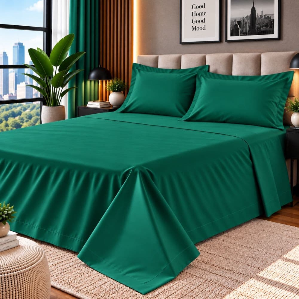Lenzuola Una Piazza e Mezza Cotone Botticelli Home Solid Color - 7