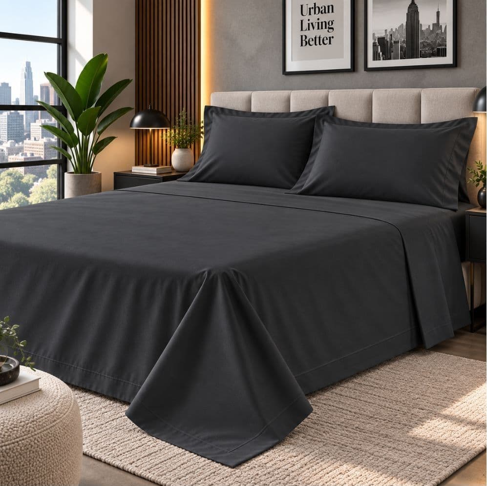 Lenzuola Una Piazza e Mezza Cotone Botticelli Home Solid Color - 61