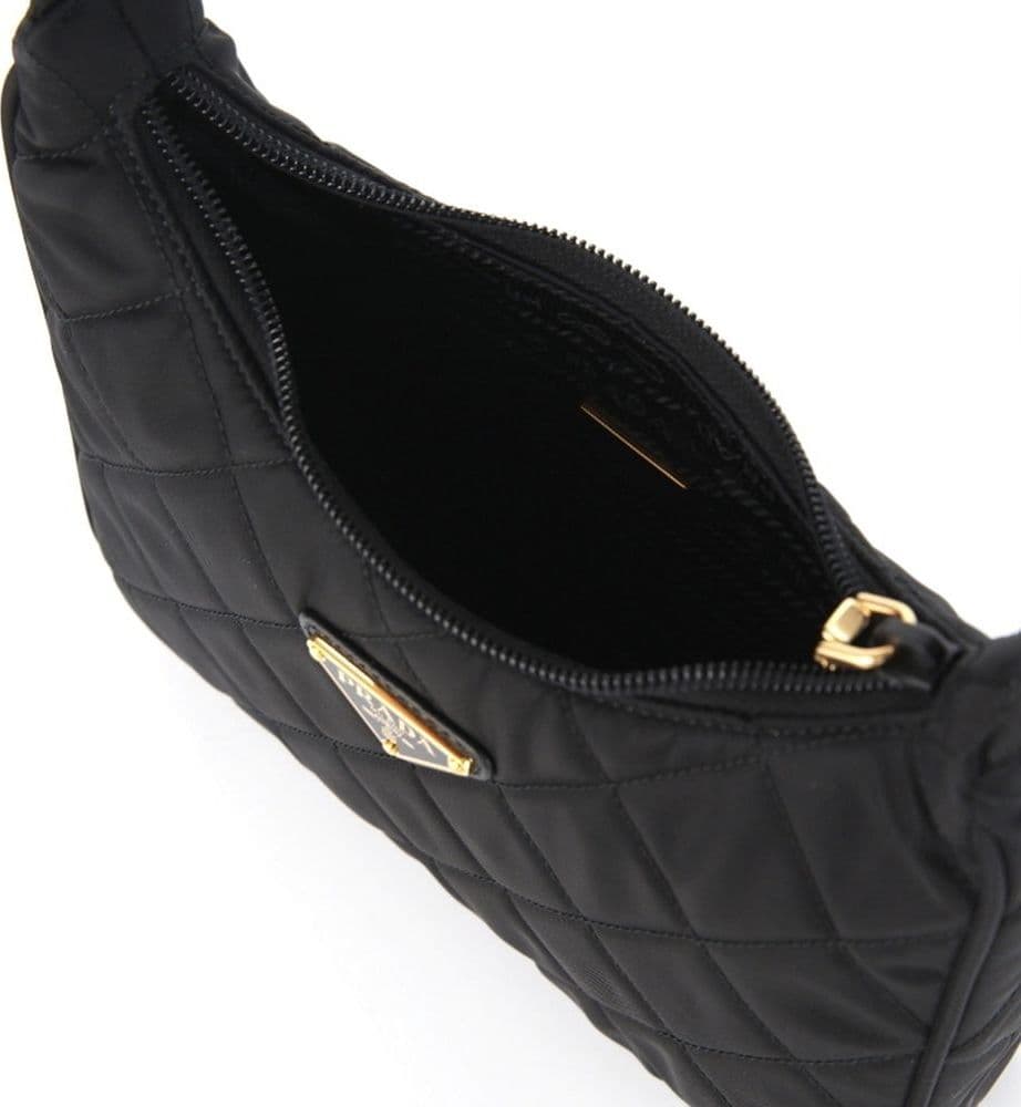 Prada Black Nylon Shoulder Bag - 4