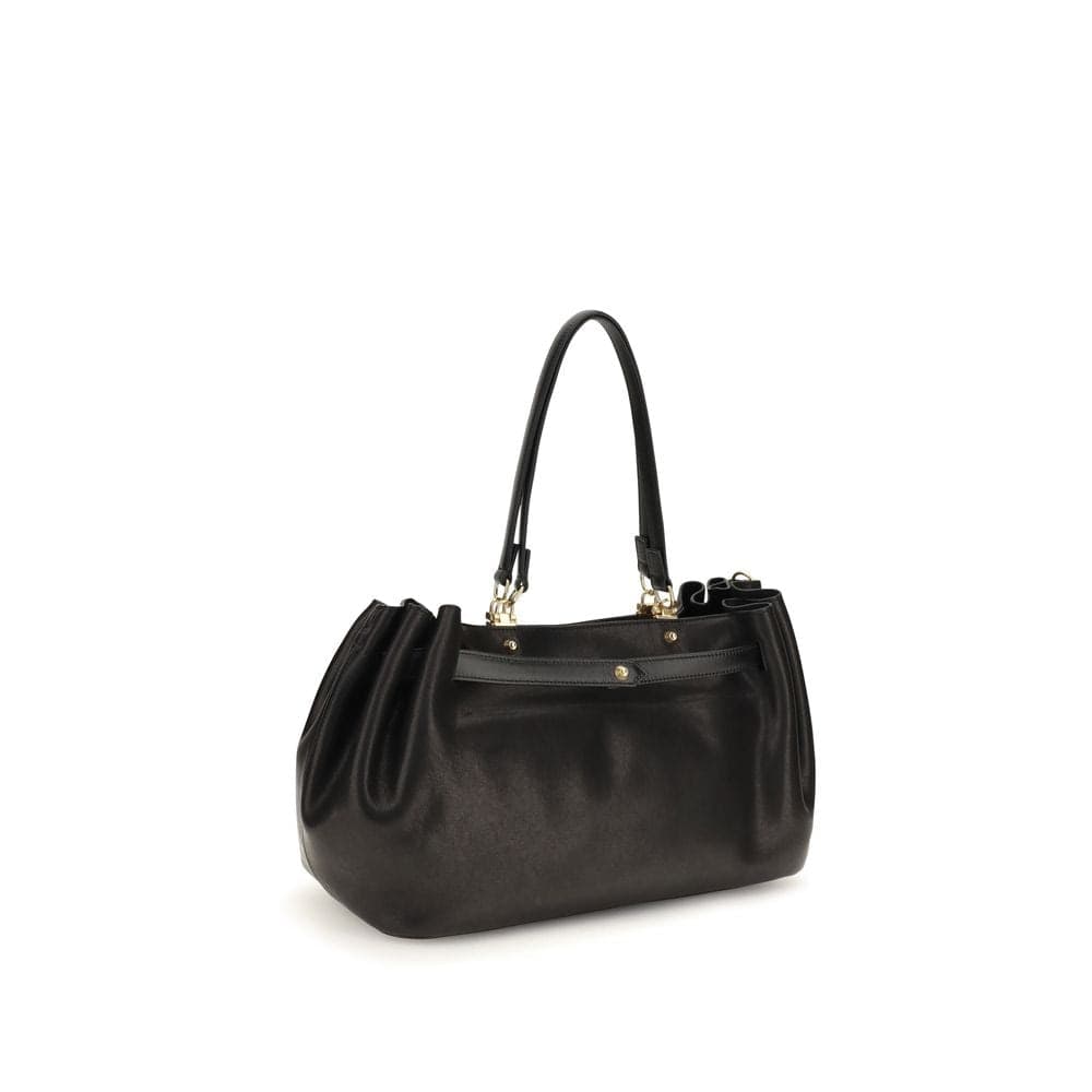 Balenciaga Black Calf Leather Bos Taurus Shoulder Bag - 3