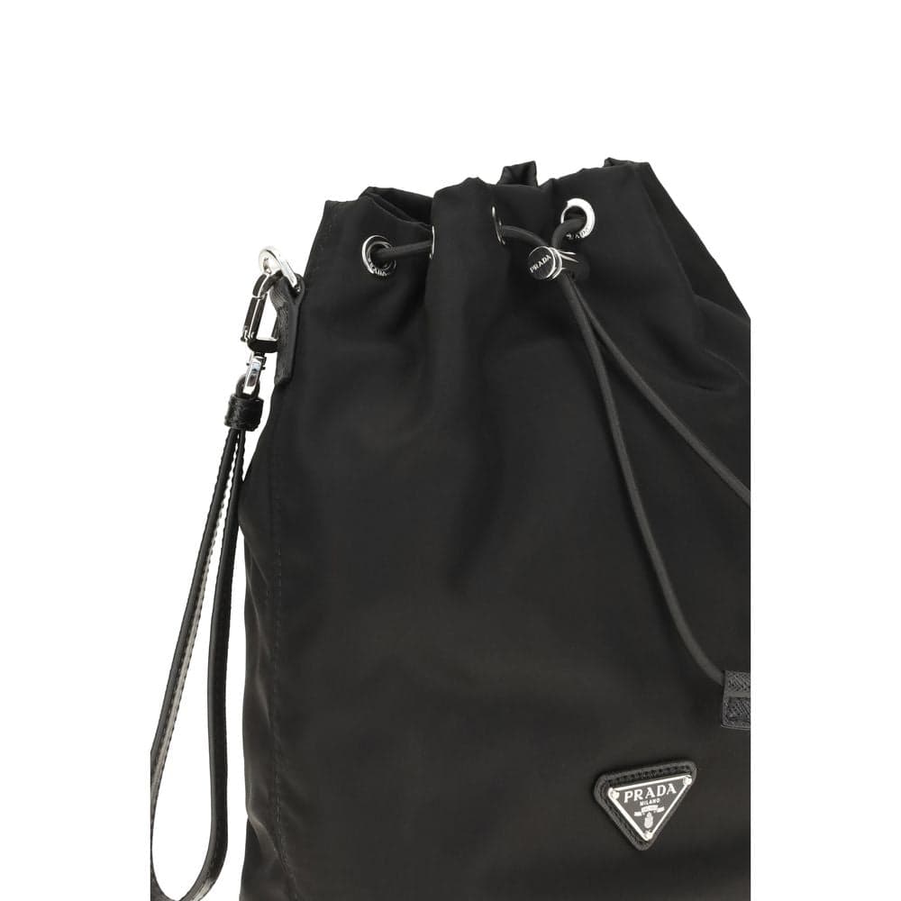 Prada Black Nylon Handbag - 4