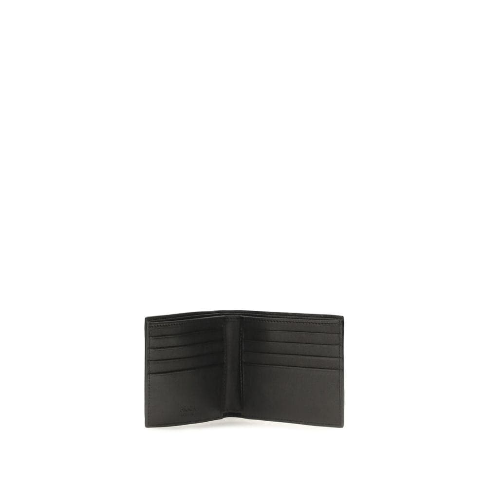 Prada Black Calf Leather Bos Taurus Wallet - 3