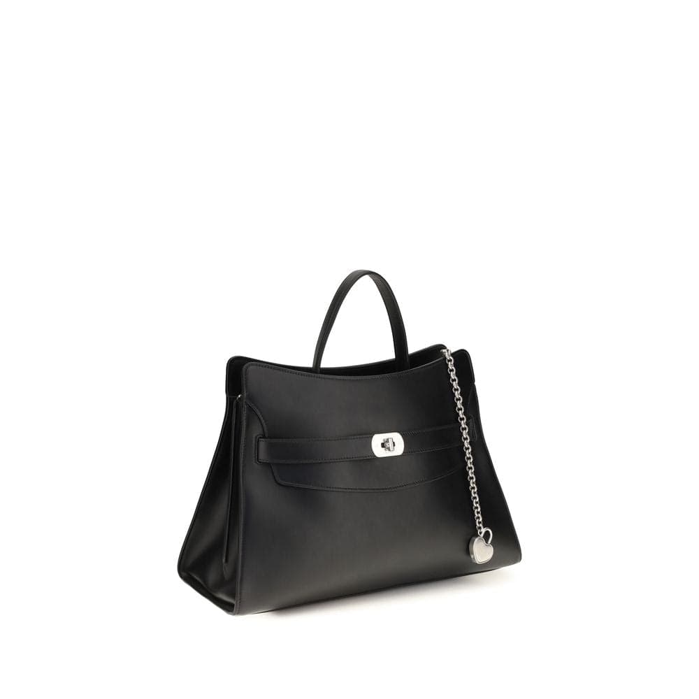 Alexander McQueen Black Calf Leather Bos Taurus Shoulder Bag - 2