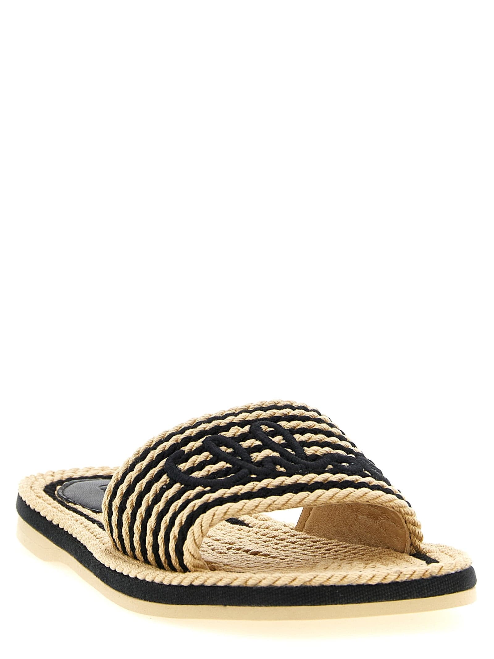 Chloé Multicolor Cotton Slides - 2