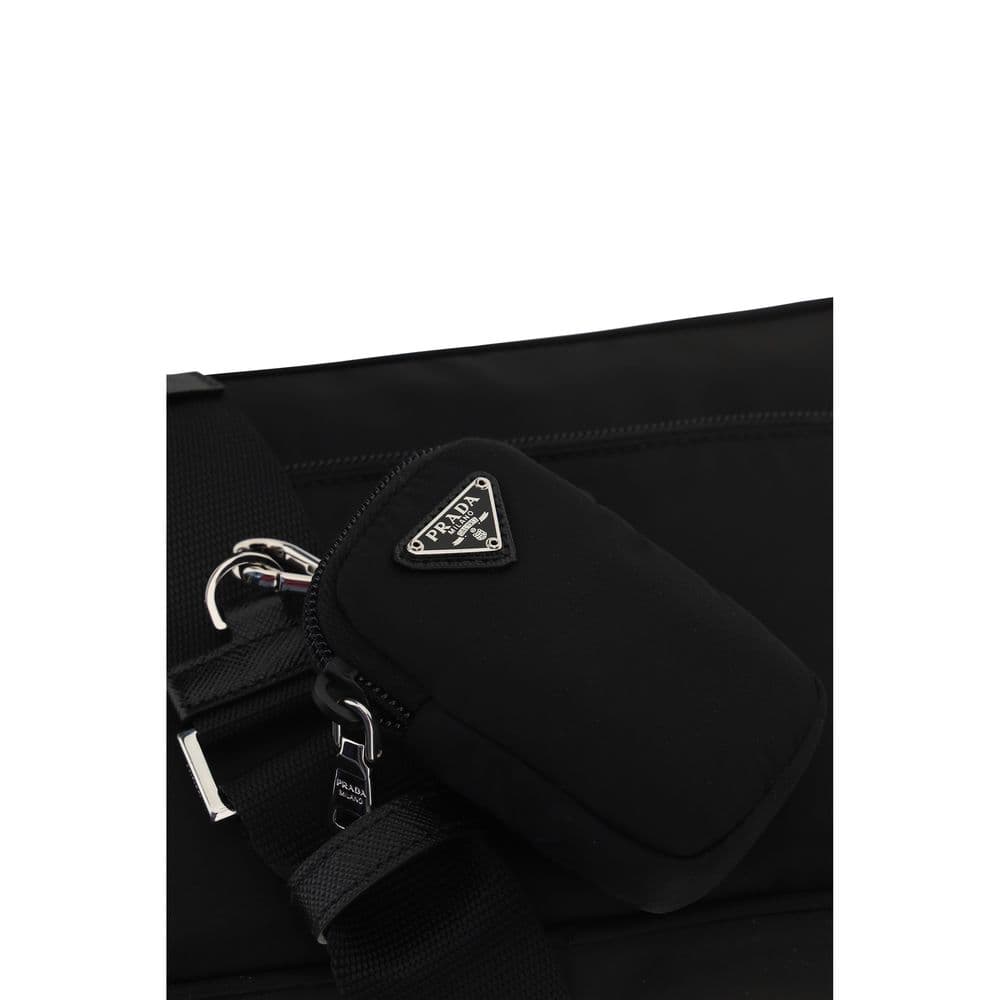 Prada Black Nylon Shoulder Bag - 4