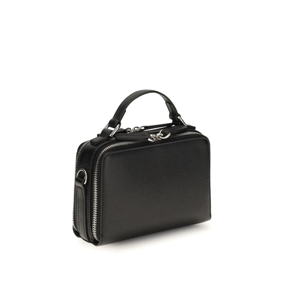 Fendi Black Calf Leather Bos Taurus Handbag - 3