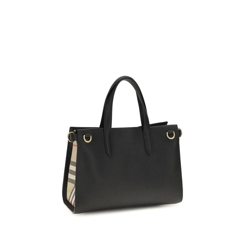Burberry Black Cotton Handbag - 3