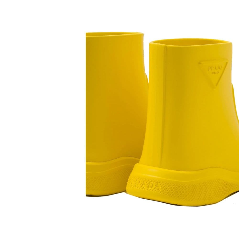 Prada Multicolor Rubber Rain Boots - 4