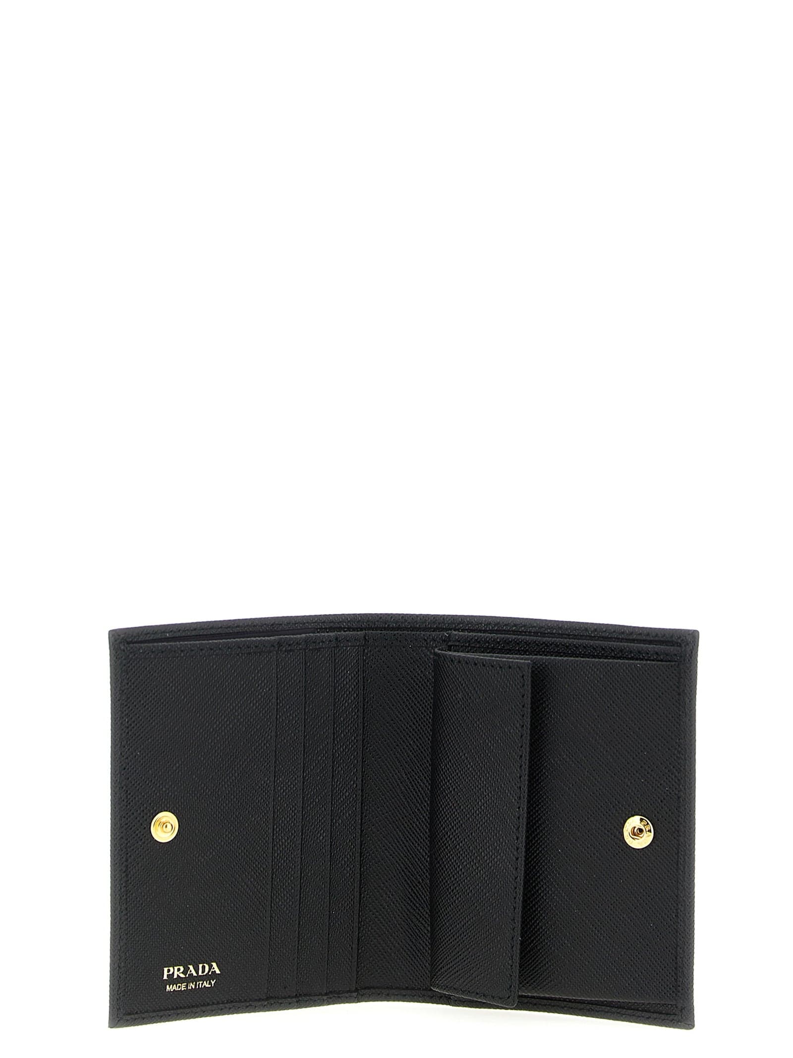 Prada Black Calfskin Cardholder - 3