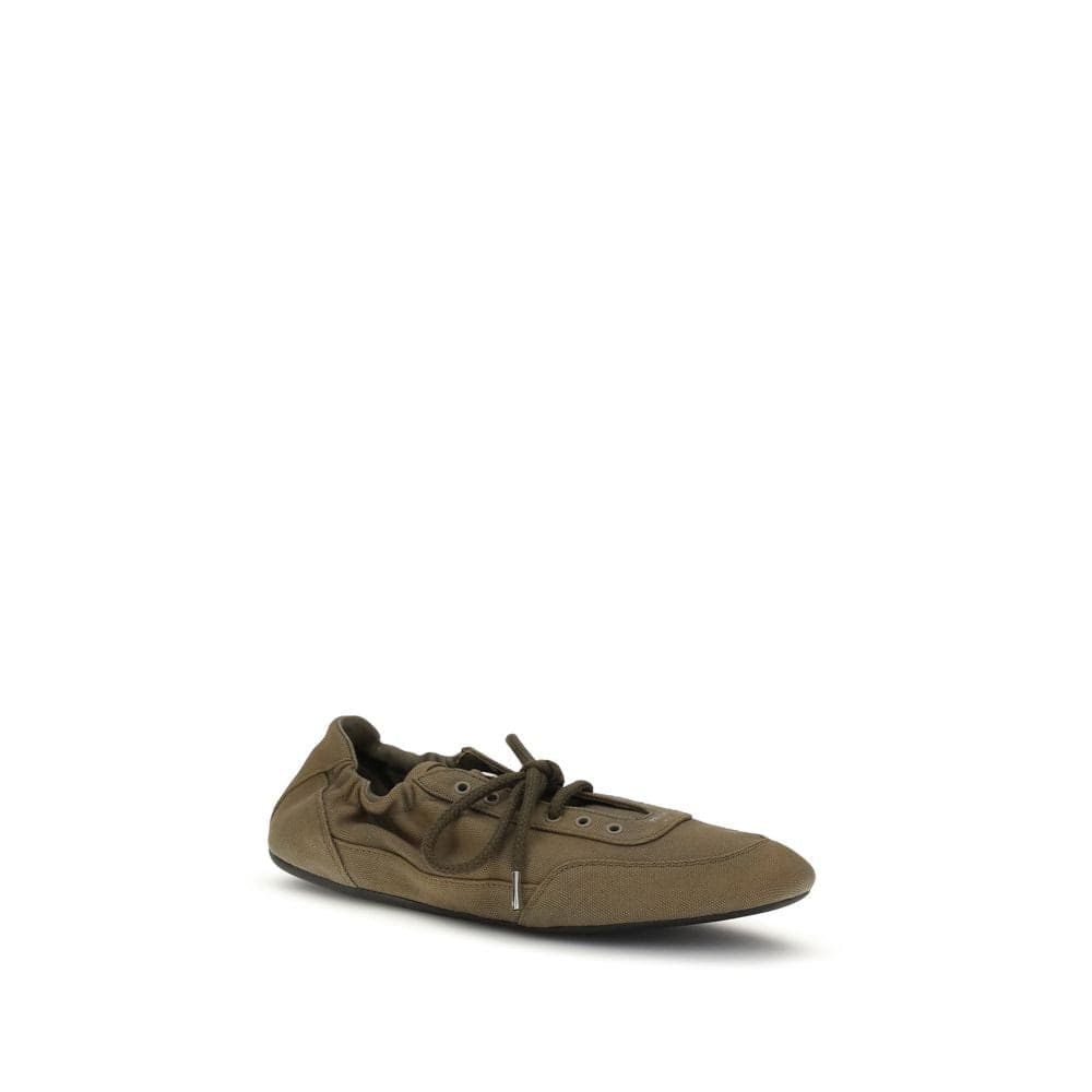 Prada Bicolor Cotton Athletic Sneakers - 2