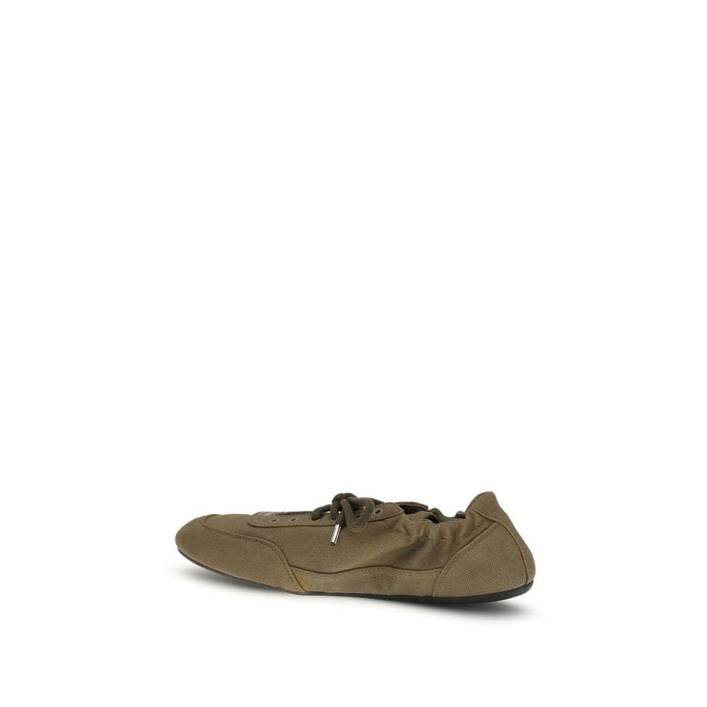 Prada Bicolor Cotton Athletic Sneakers - 3