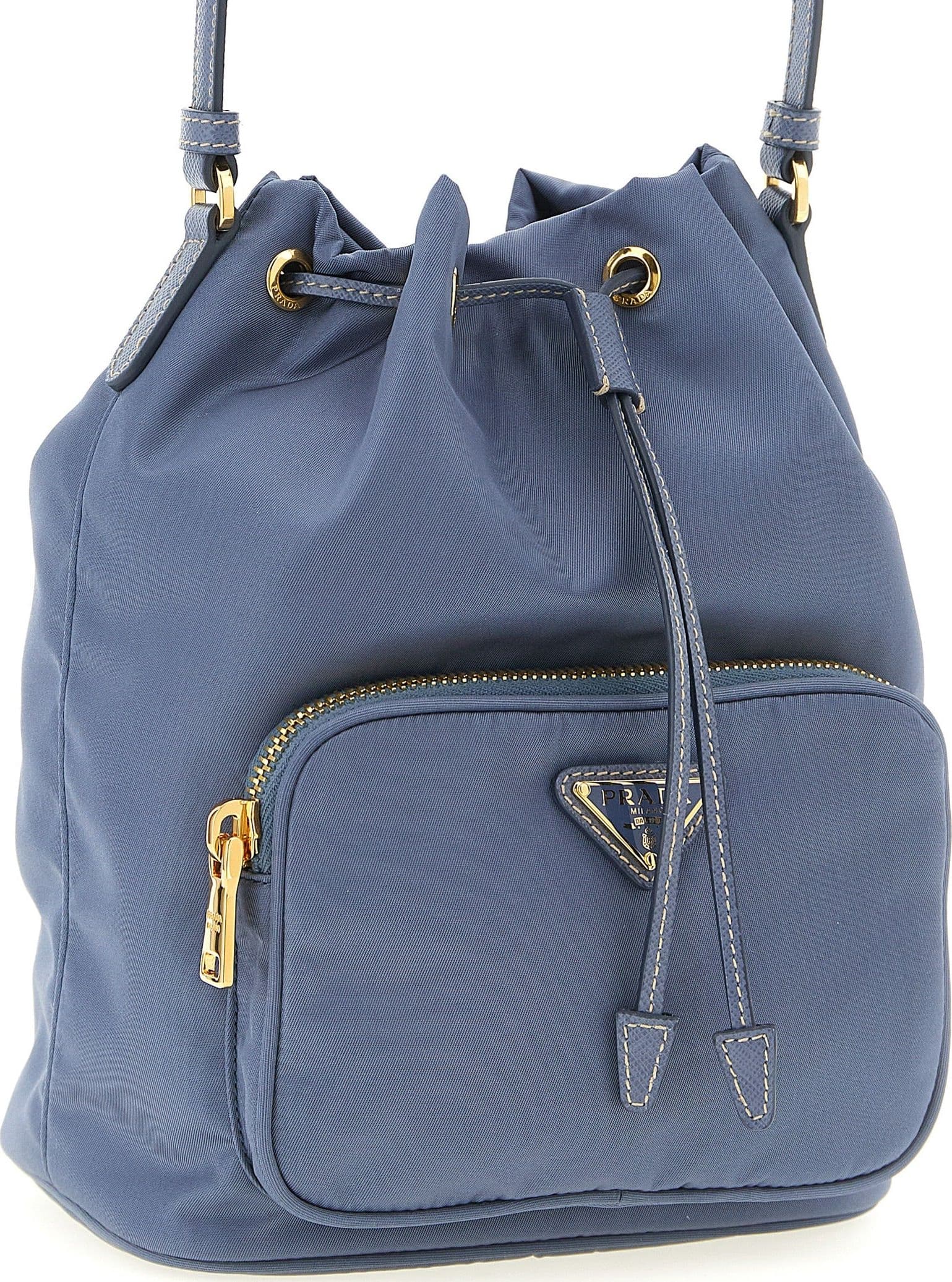 Prada Blue Recycled Polyamide Handbag - 3