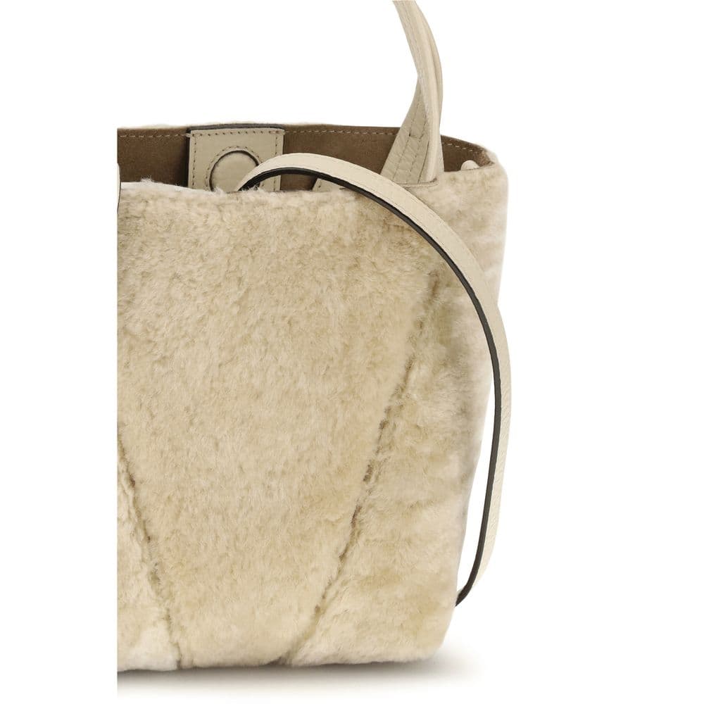 Chloé Beige Calf Leather Bos Taurus Backet Bag - 4